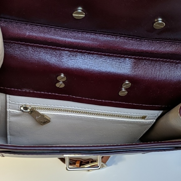 NWT Chloe Burgundy Bronte Bag - Picture 5 of 8